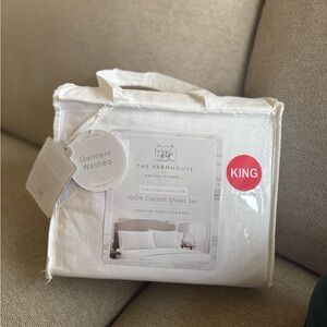 King Sheet Set (The Farmhouse by Rachel Ashwell) HOLIDAY SAME DAY SHIPPING